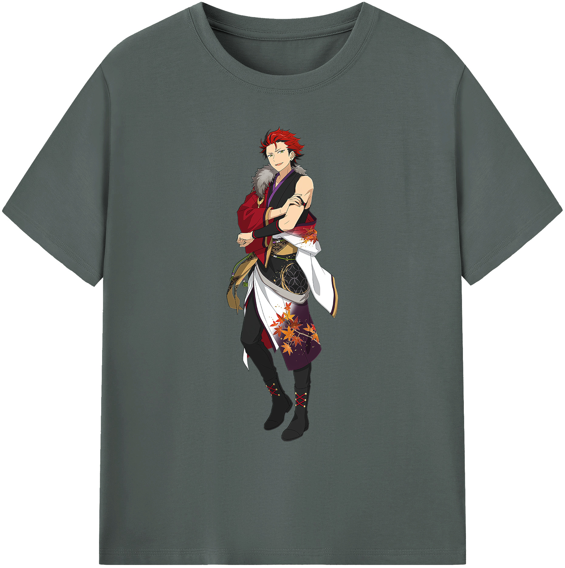 （画像用） あんさんぶるスターズ! Ensemble Stars 綿100％ メンズ半袖Tシャツ｜肌触りやわらか＆通気性